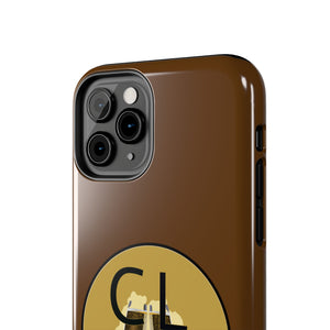 Champagne Life with Gold Background Tough Phone Cases, Case-Mate