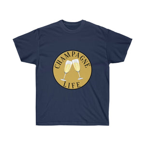 Champagne Life with Gold Background Ultra Cotton Tee