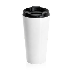 Champagne Life with 'C' Circle Stainless Steel Travel Mug