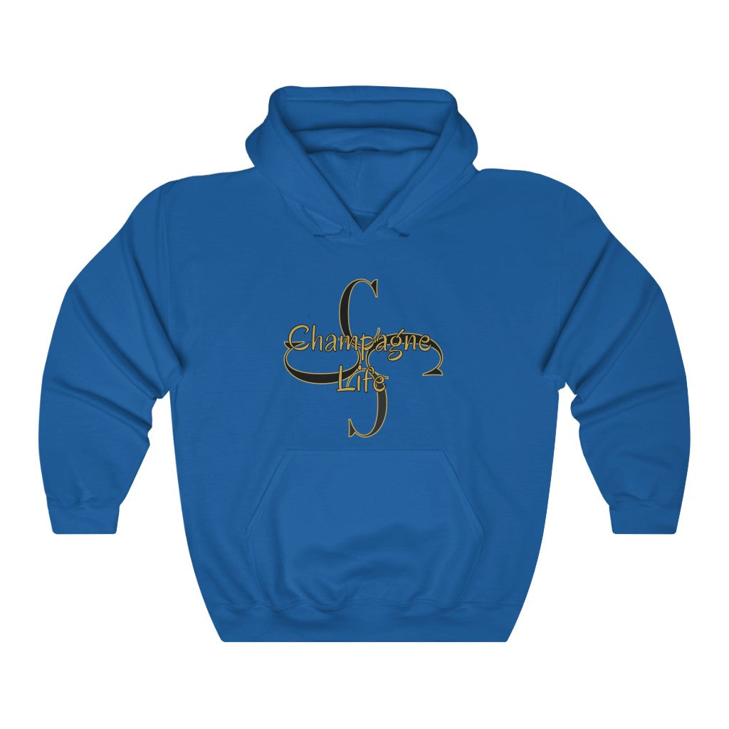 Champagne Life with 'C' Circle Unisex Heavy Blend™ Hooded Sweatshirt