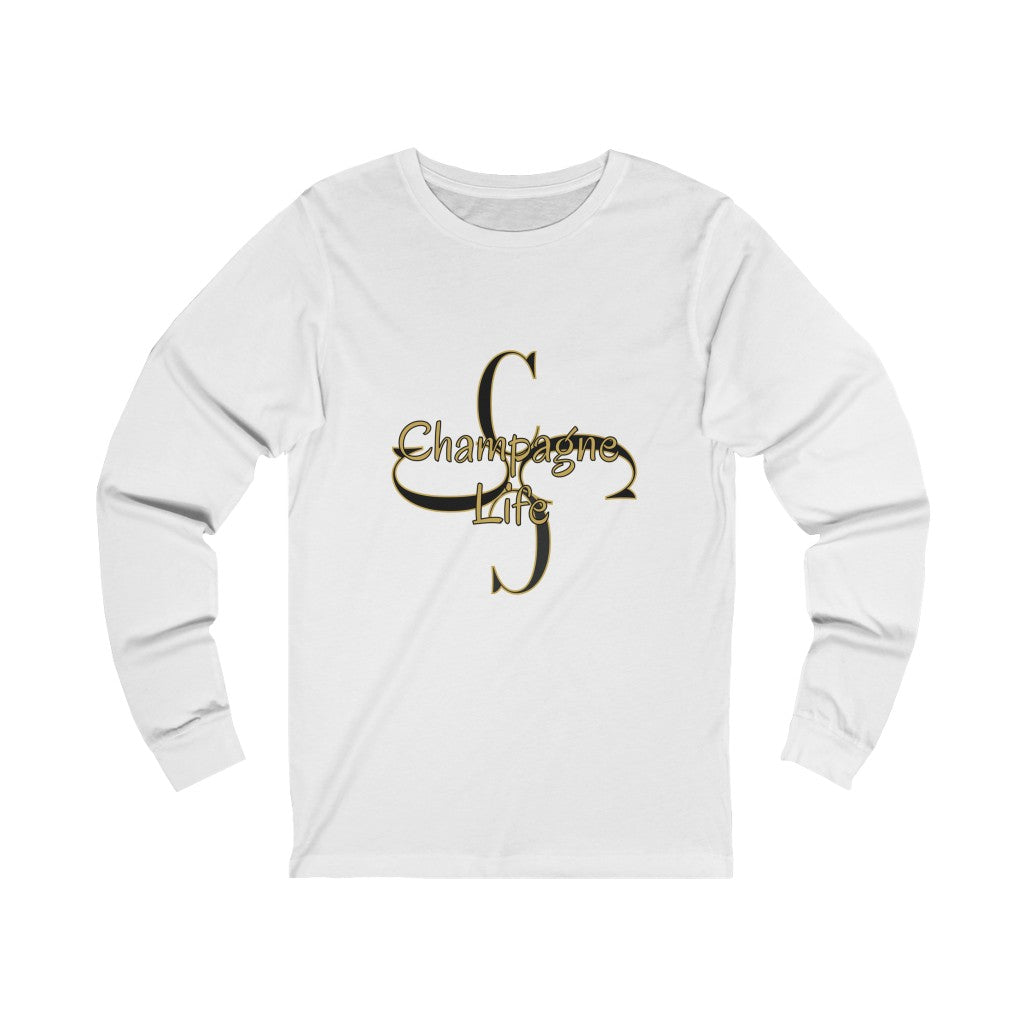 Champagne Life with 'C' Circle Long Sleeve Tee
