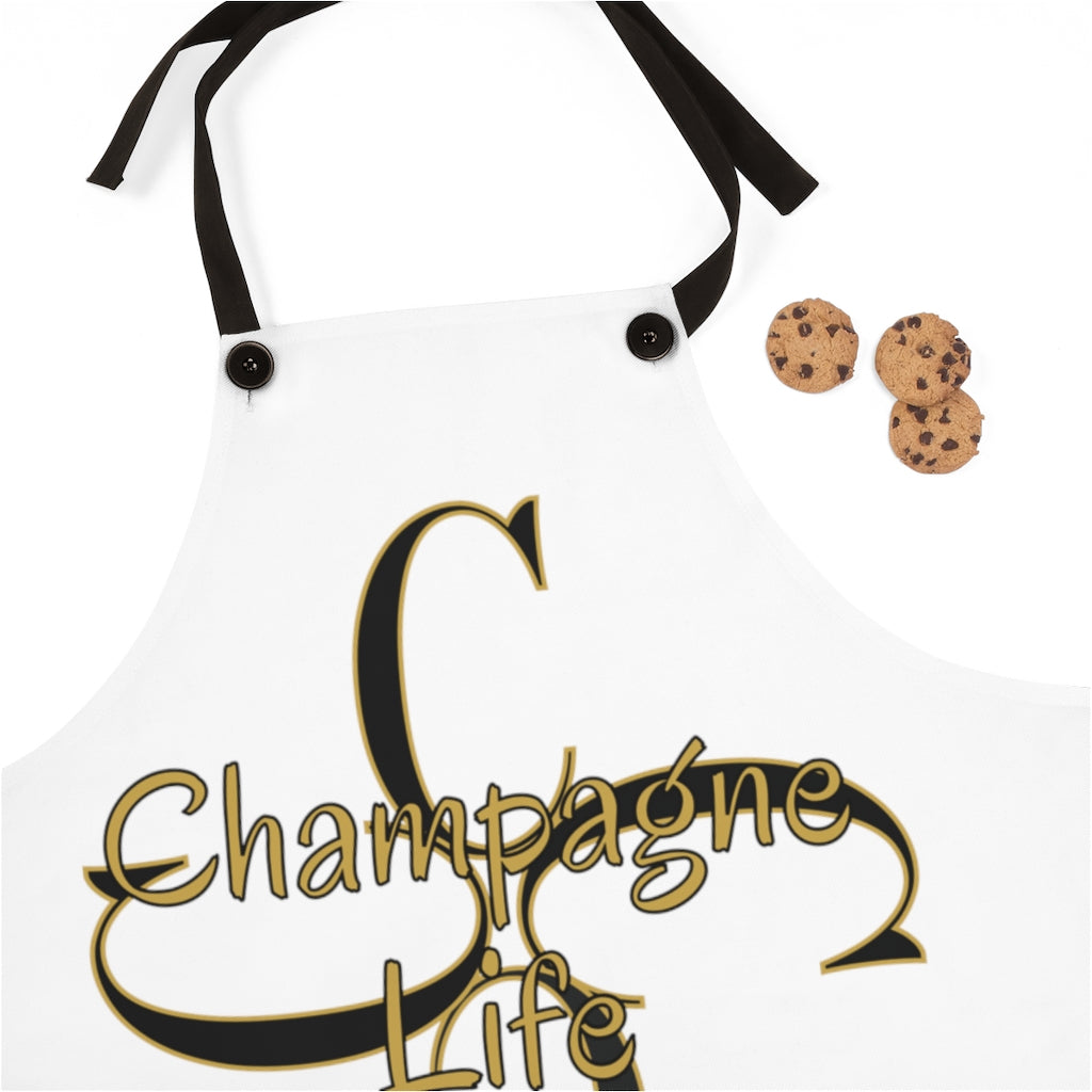Champagne Life with 'C' Circle Apron