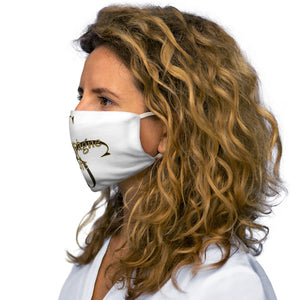 Champagne Life with 'C' Circle Snug-Fit Polyester Face Mask