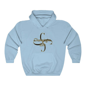 Champagne Life with 'C' Circle Unisex Heavy Blend™ Hooded Sweatshirt