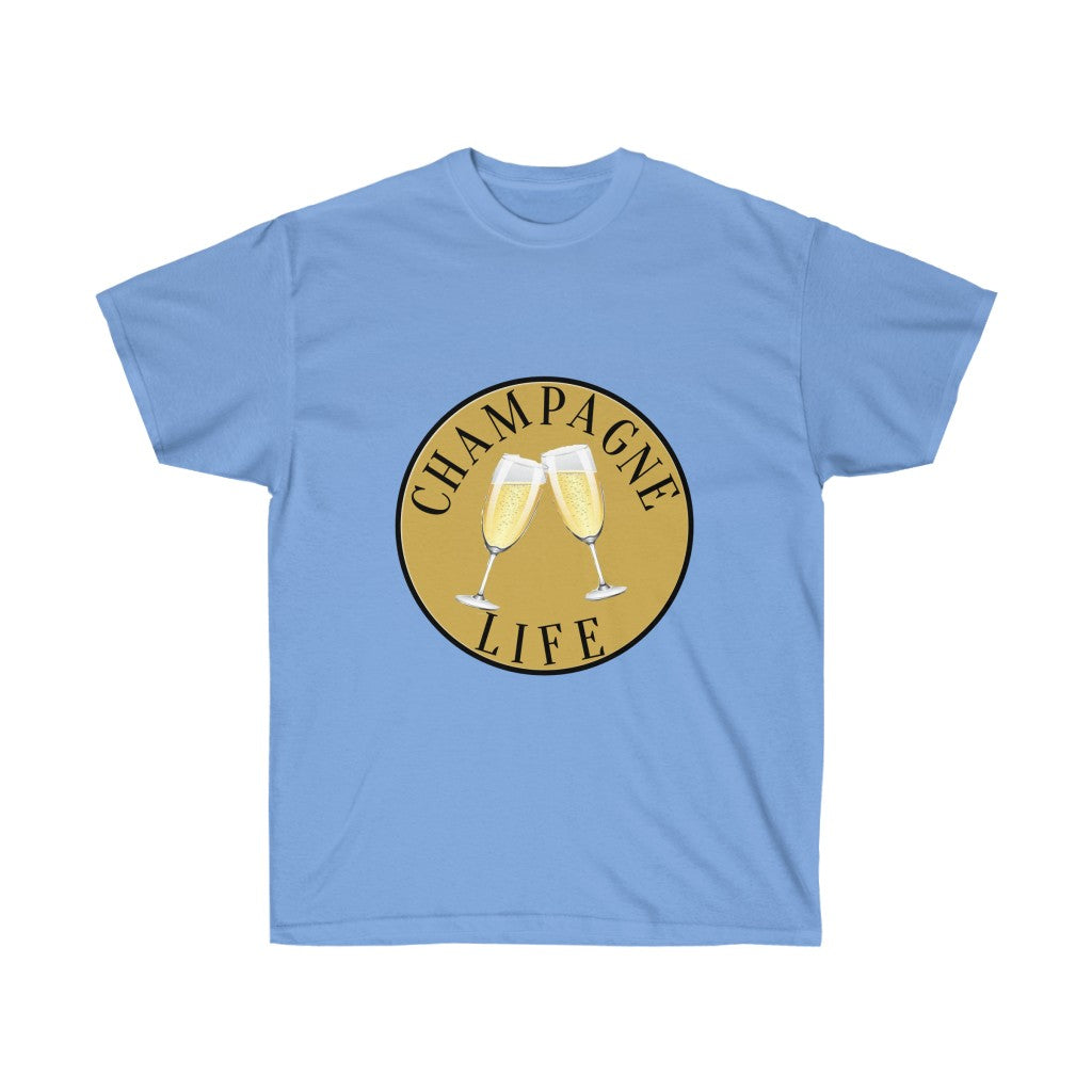 Champagne Life with Gold Background Ultra Cotton Tee